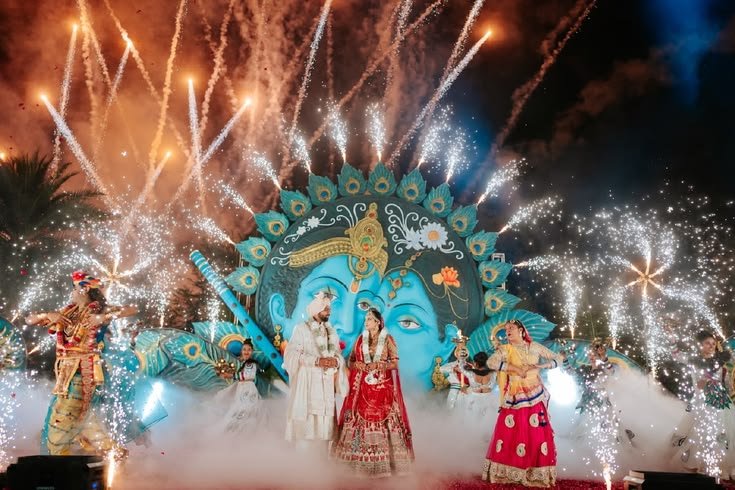 Panchi Grand Mandap and Thematic Stage Production
